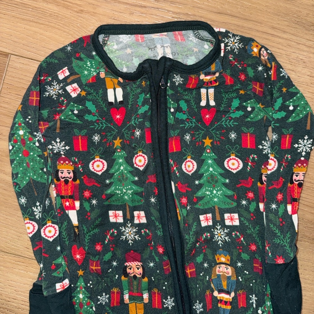 Little Sleepies Nutcracker Christmas Onesie 6-12 months